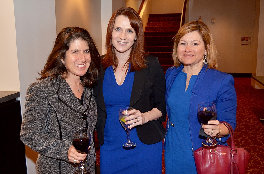 Saralyn Dorrill, Meghan Serrano and Sonja Veal-Volino