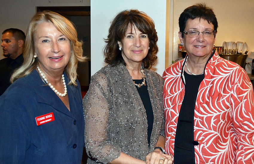 Doris Berkey, Ann Jackson and Linda deMello