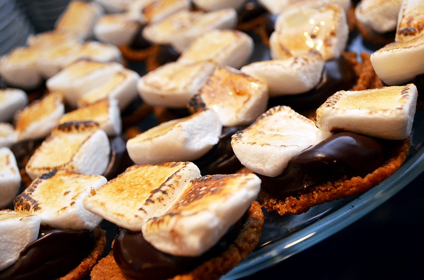 Following the Women in a Changing World Discussion Panel guests gathered at Asolo Repertory Theatre for desserts and conversation.