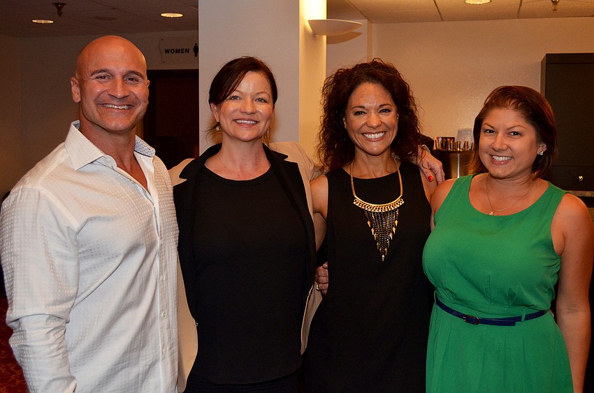 Dario Ferrer, Co-Chair Jonna Keller, Rosa Lora and Christina Reynolds