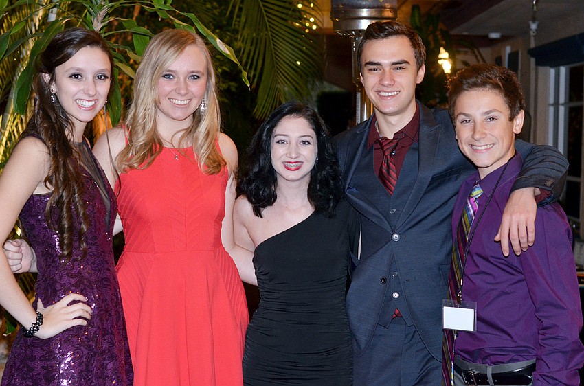 Co-Chair Sydney Koffman, Amy Cutmore, Jordan Towsley, Anthony Varga and Xavier Koffman