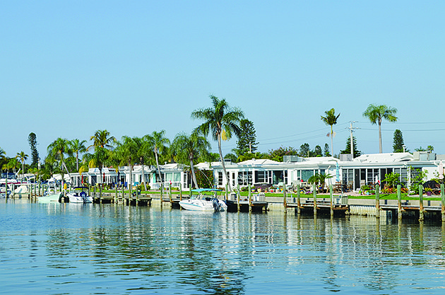 Spanish Main Yacht Club property owners have single-family villas on the ground level of a low-lying elevation area of the Key and want to plan ahead for a redeveloped community. Photo by Kurt Schultheis