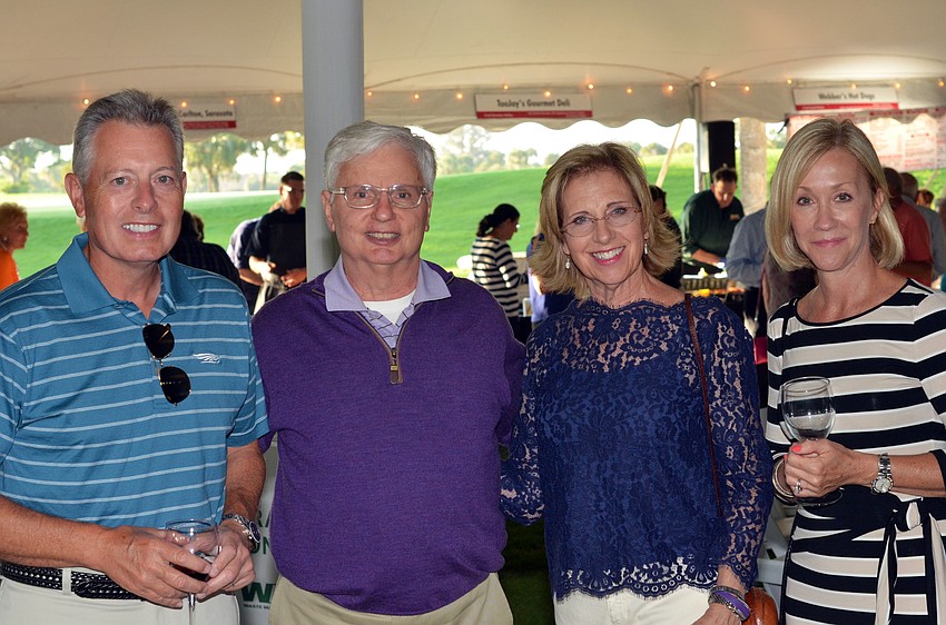 Marty Thompson, Bruce and Sandi Chapnick and Marsha Thompson