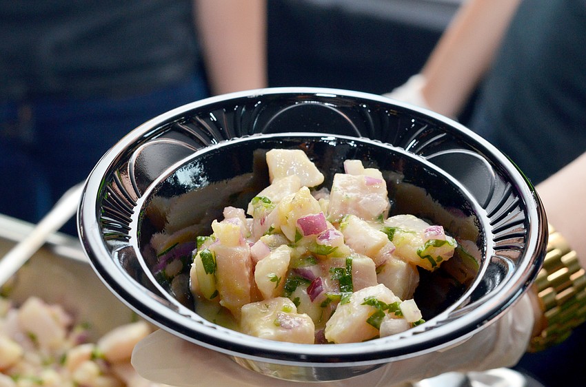 Selva Wild Ceviche — ceviche of fresh seasonal whitefish with fresh lime, onion, cilantro and cusco from Selva Grill