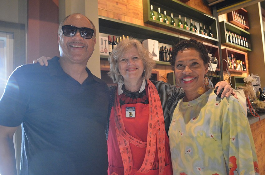 Allen Brown, Terry Brackett and Linda Poteat-Brown