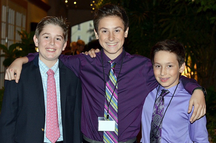 Sam Millie, Xavier Koffman and Harrison Koffman