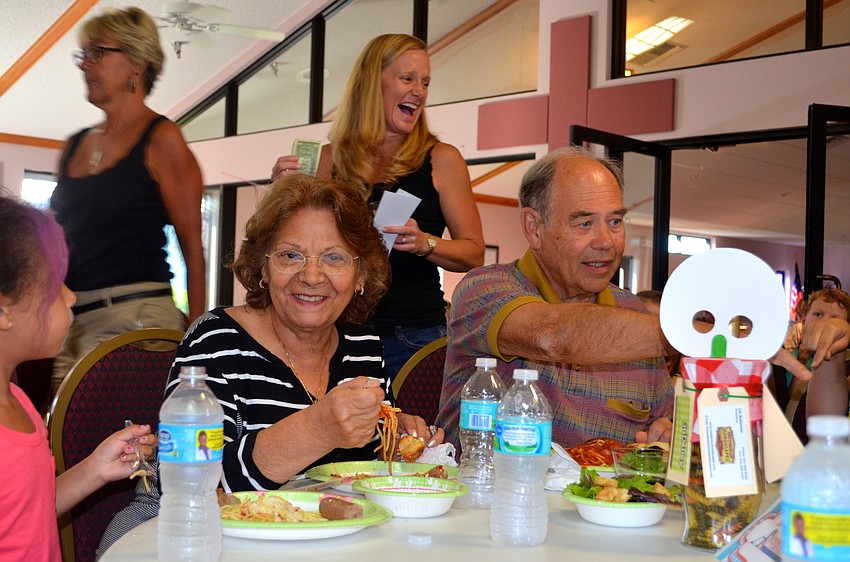 Dana Gerling enjoys laughs and Italian food with family.