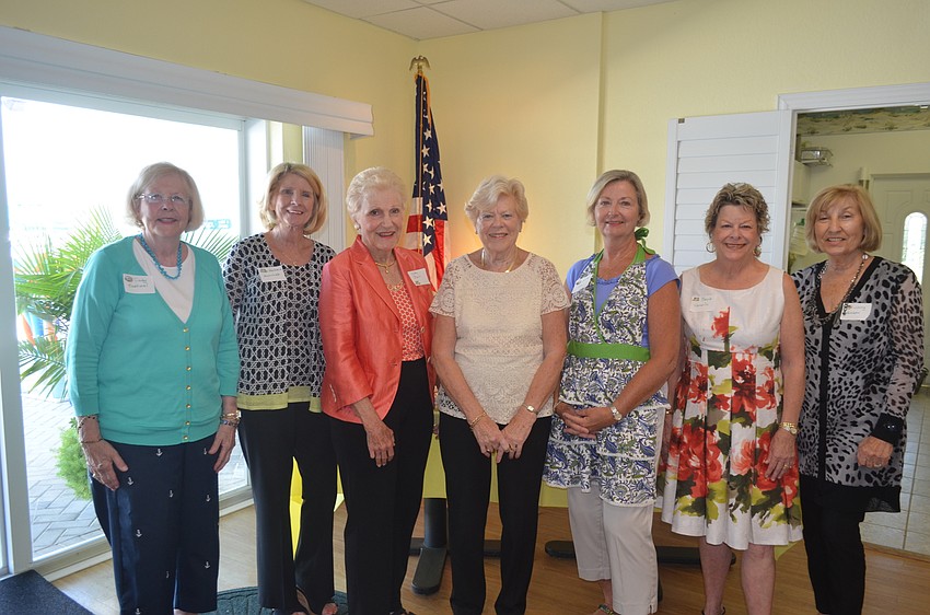 Social committee Cindy Kuehnel, Barbara Gurchiek, Judy Blair, Ruth Sheppard, Janice Cook, Barb Kerwin and Jinny Johnson