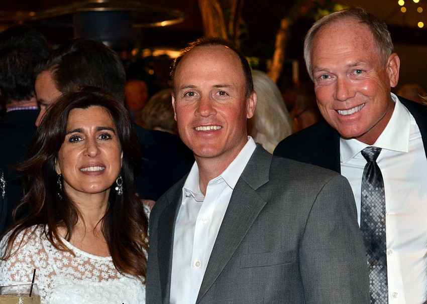 Beth and Tyler Pratt with Dave Sowder