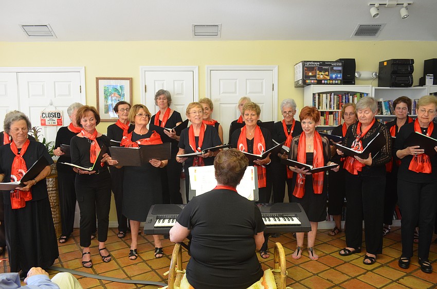 The choir performs a variety of Broadway and movie songs.