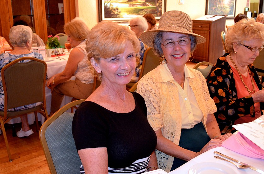 Char Cornely and Carol Lefebvre dress for the occasion.