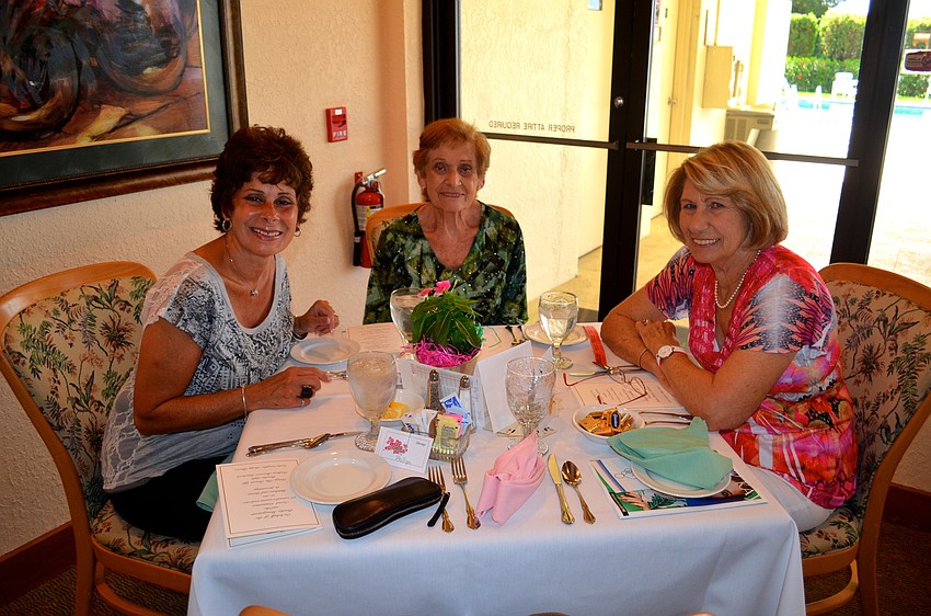 Mary Jane Maounis enjoys an afternoon out with her mother, Constance, and longtime family friend Carol Williams.