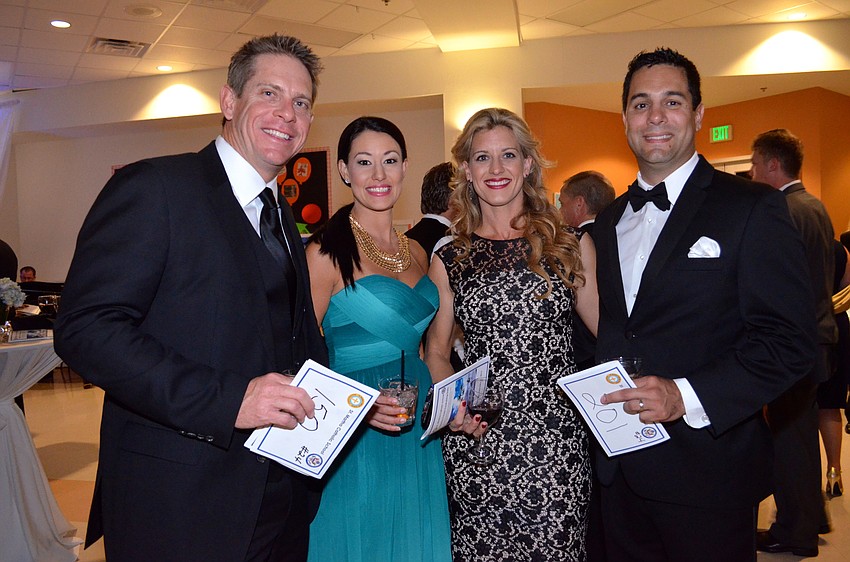 Chris and Courtney Edbrooke with Amanda and Eddie Lopez