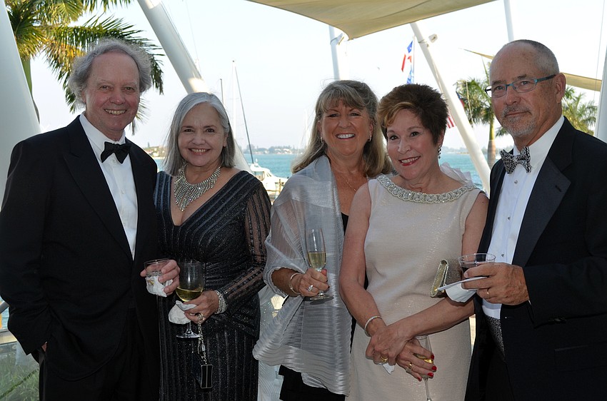 Hank and Suzanne Foster, Chris Savery and Lisa and Kim Foster