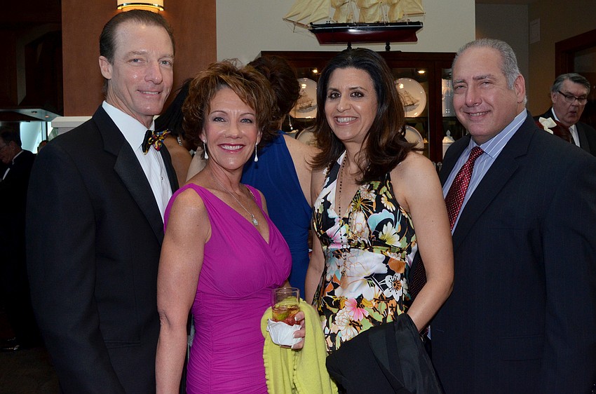 Rob Brown and Rosemary Eure with Lisa and Mitchell Krouse