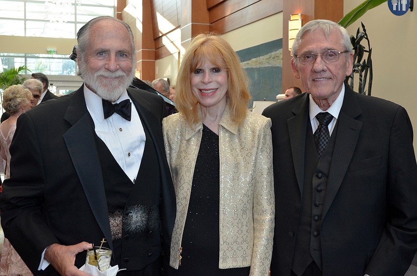 Dick Johnson with Rachael and Don Worthington