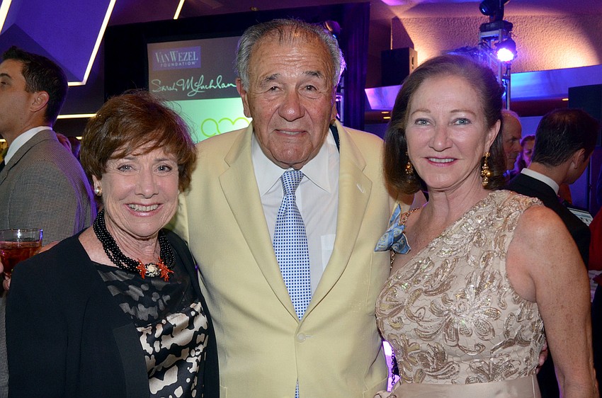 Sheila and Alfred Angeloni with Christina Landry