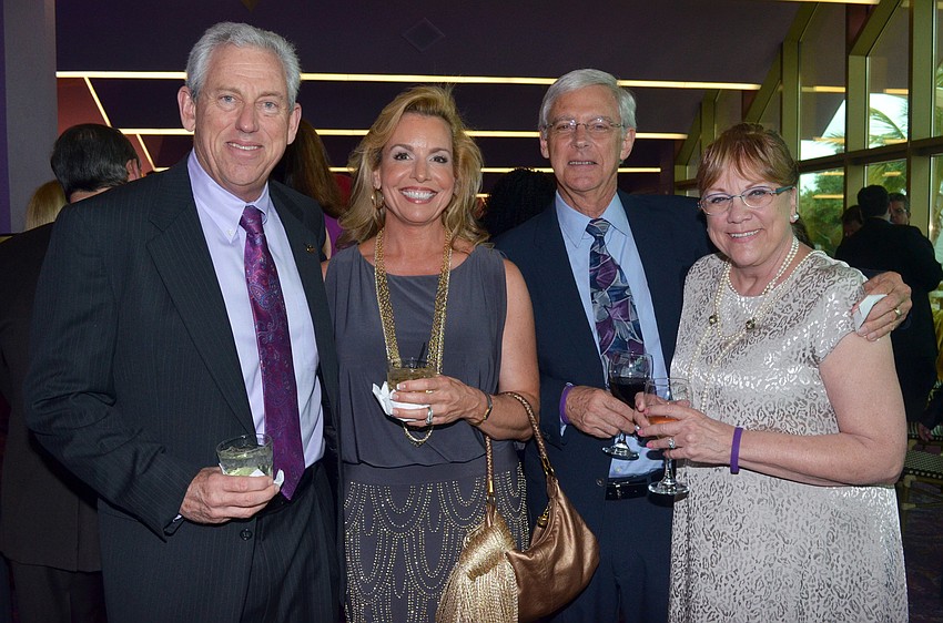 Charlie and Teresa Bartlett with Tom and Beverly Porter