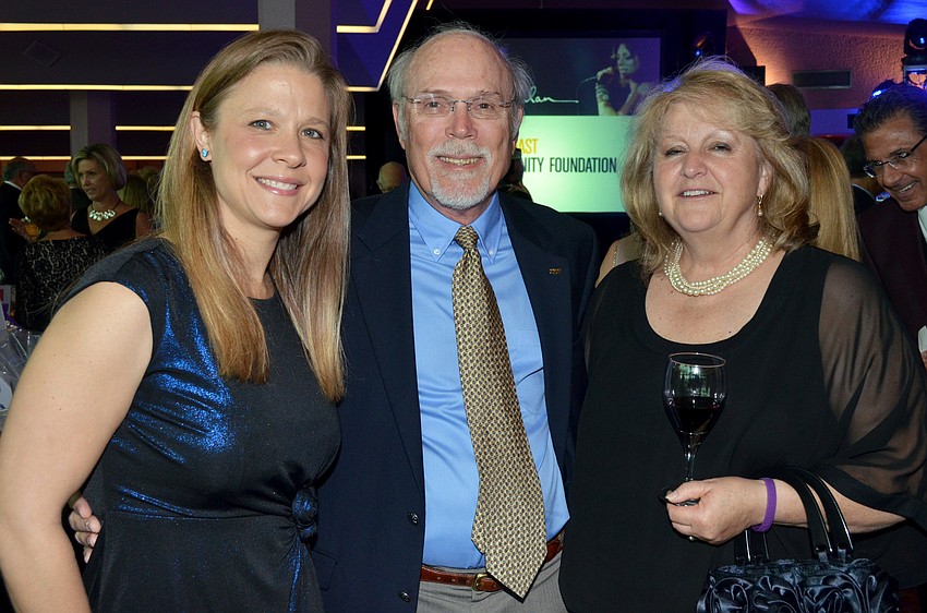 Andrea Dennis, Rick Smith and Sharlene Hillier