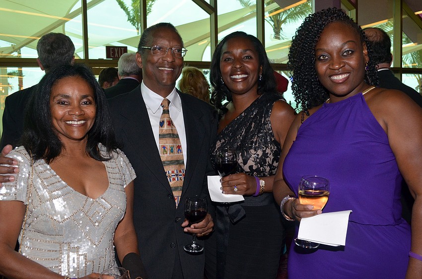 Charmaine Downey, Carl Battle, Tomeika Koski and LaKey Liapyles