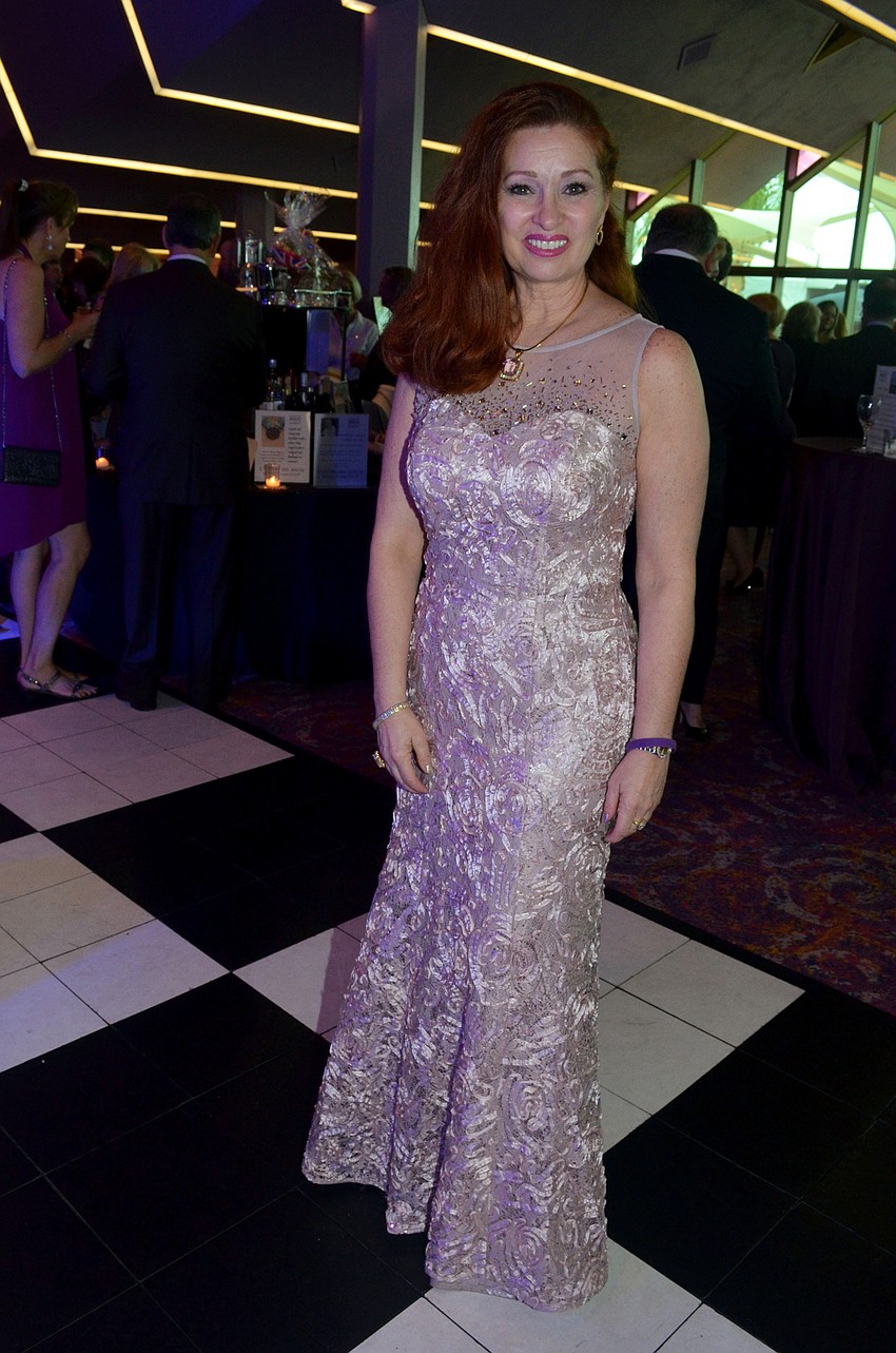 Michele Strauss at the Van Wezel Foundation Gala.