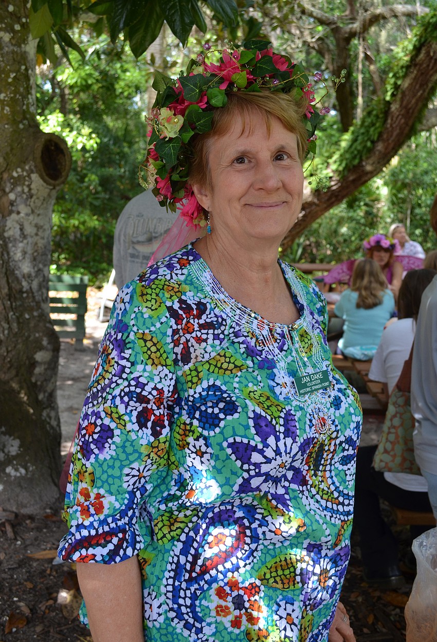 Historic Spanish Point Volunteer Jan Drake