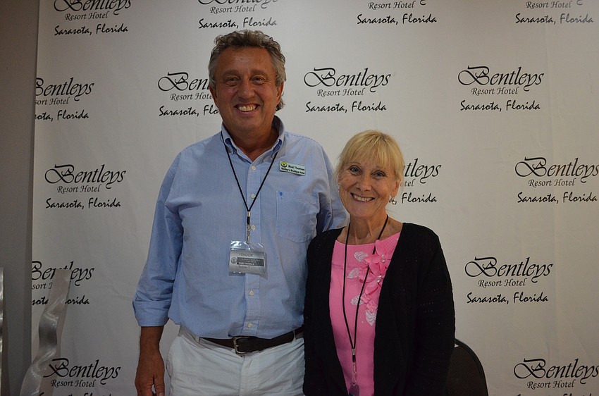 Osprey Nokomis Chamber of Commerce President Rod Thomas and Secretary Mona Hynch