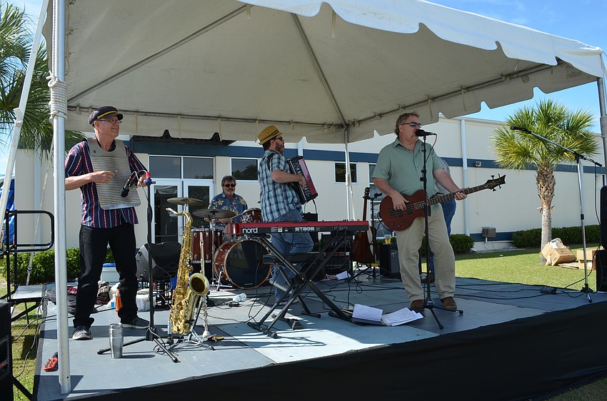 The band Gumbo Boogie provided tunes for the Cajun Crawfish & Seafood Festival.