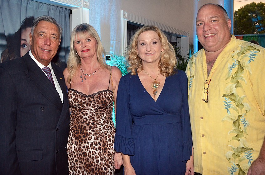 Andrew Vac and Ramona Jainz with Monica and John Kennedy