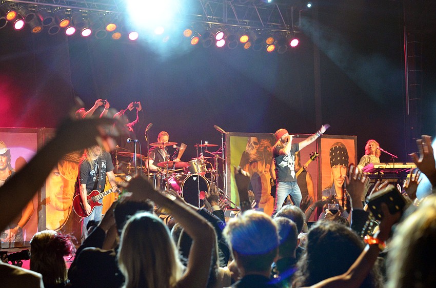 Guests enjoyed a private concert with Bret Michaels at The Firefly Gala.