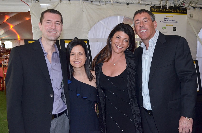 Mike and Anne Katz with Sam and Roger Richnor