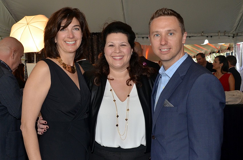 Anna Nekoranec with Bianca and Richard Lawrence