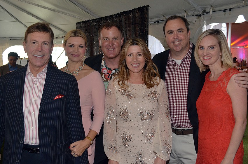 Steve and Inna Snyder, Todd and Barbara Stainbrook and Joe and Sydney Gruters