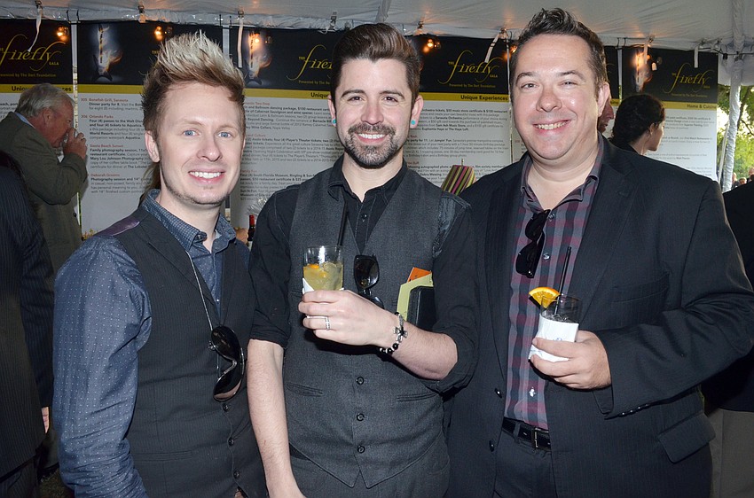 Mark Walker, Matthew Biskey and Jonathan Criok