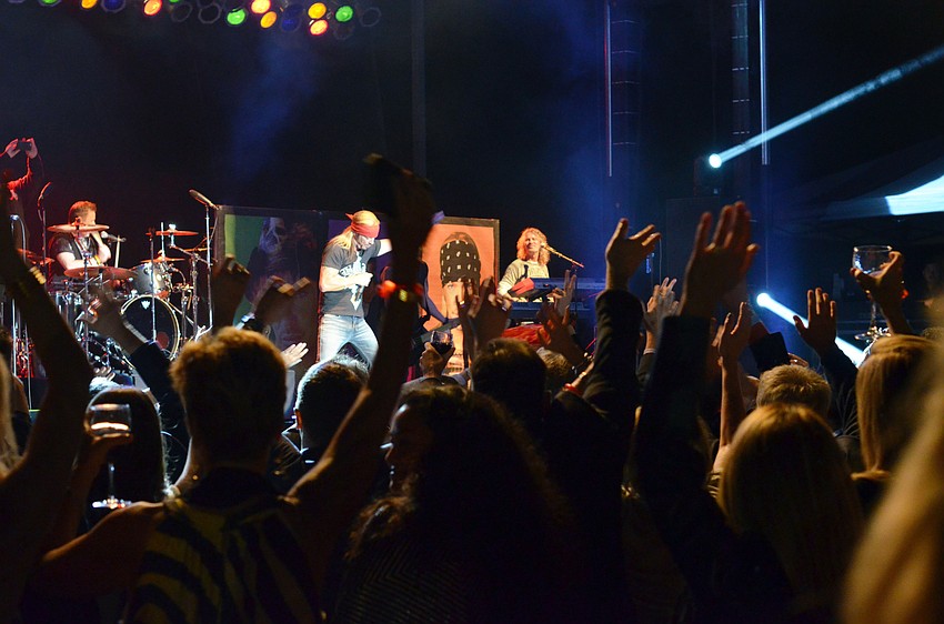 Guests enjoyed a private concert with Bret Michaels at The Firefly Gala.