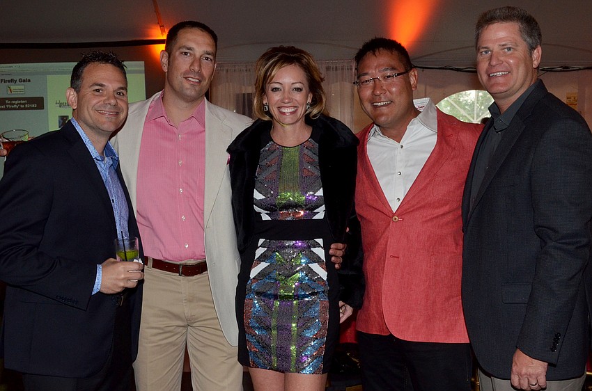 Greg Ferreira, Jim and Tara Cocco, Todd Horiuchi and Paul Hudson