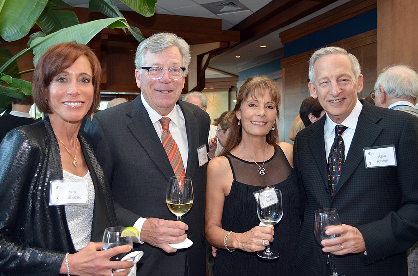 Pam and Jerry Claiborne with Donna and Alan Kesten