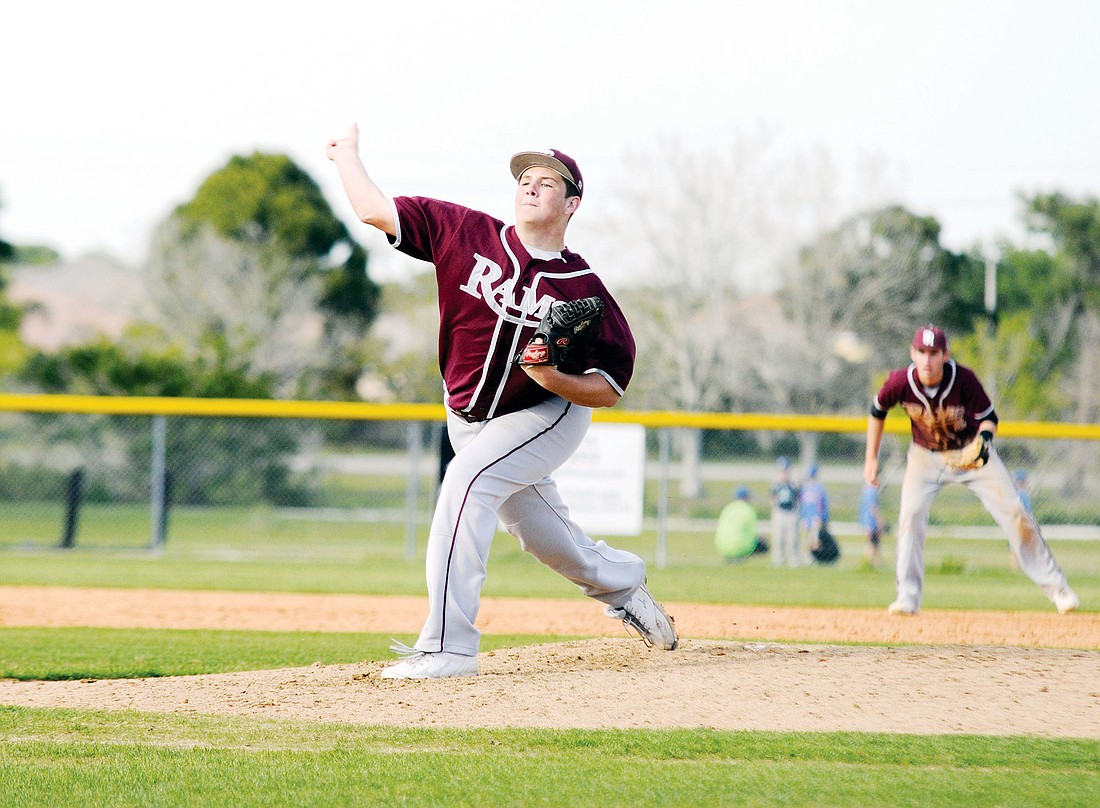 The Riverview High baseball team scored three runs in the top of the seventh inning to edge past North Port 6-5 March 30.
