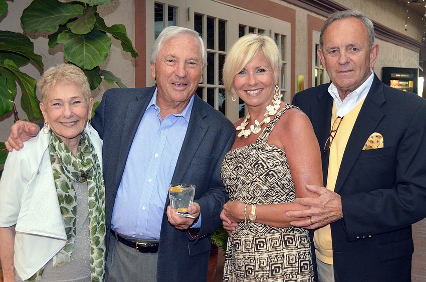 Yvette and Len Fishman with Teresa and Bob Simmons