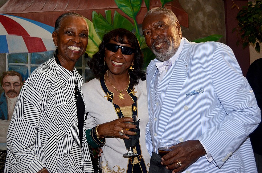 Connie Anderson with Margie and Joseph Jaudon