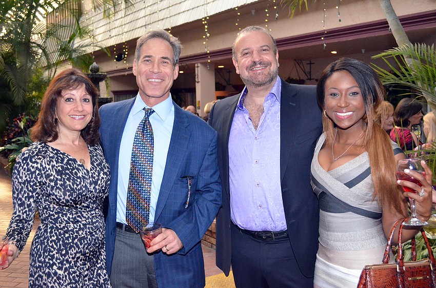 Robin and David Shapiro with David Goldman and Rachel Williams