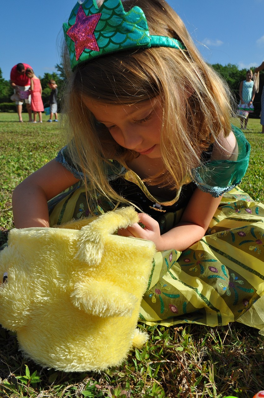 Ryann Gurski, 6, wears a princess costume after spending the week at Disney.