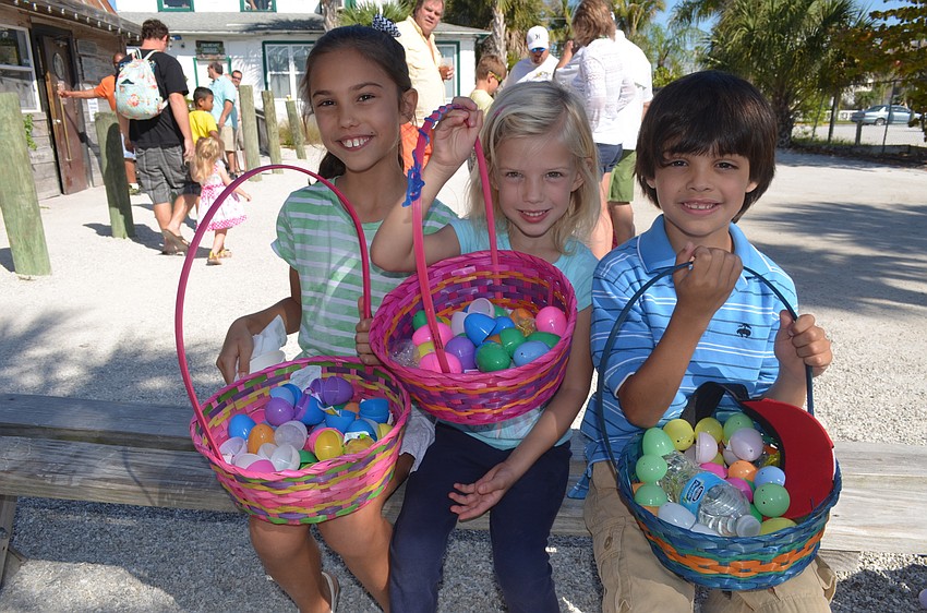 Evie, 9, Julia, 5, and Tommy, 7