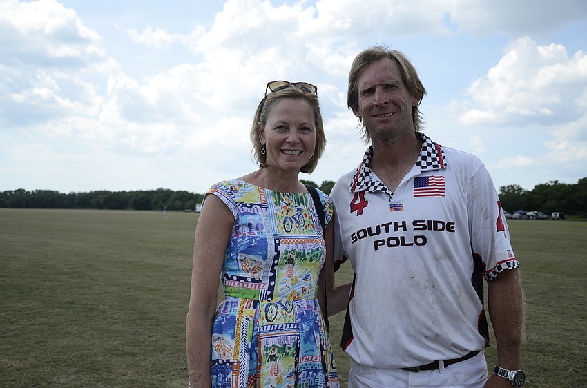 Kathryn West with South Side rider, Francisco Llosa