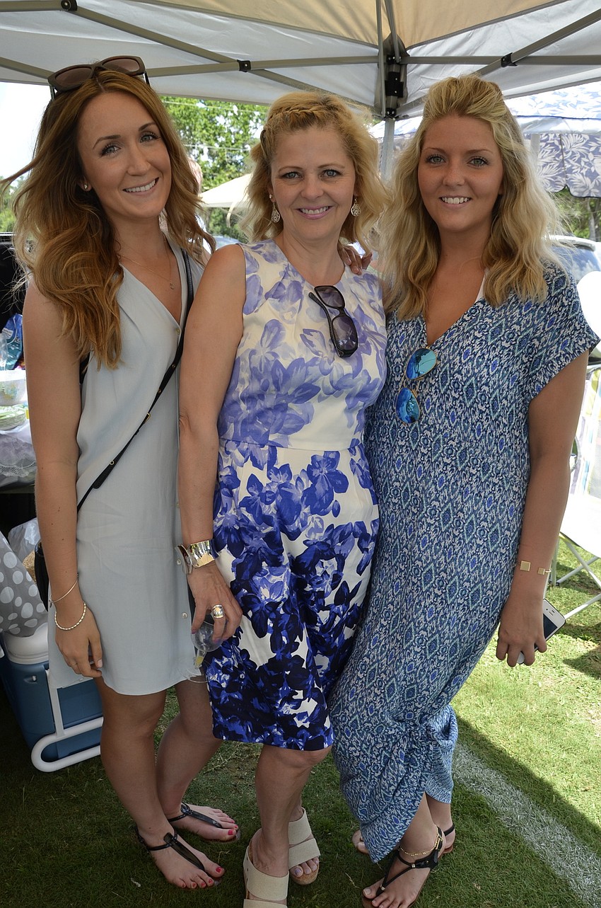Justine Lambros, Joanne Dathan and Jasmine Morvay