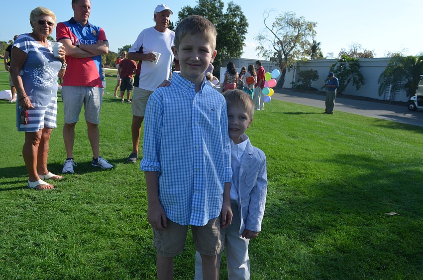 Will, 8, and Lawton, 4, Sharp