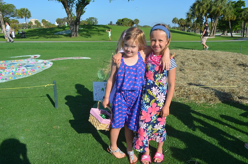 Willa Donovan, 5, and Sadie Kuemmel, 8