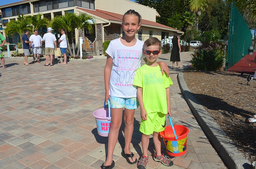 Audrey, 11, and Collun, 6, McLaughlan