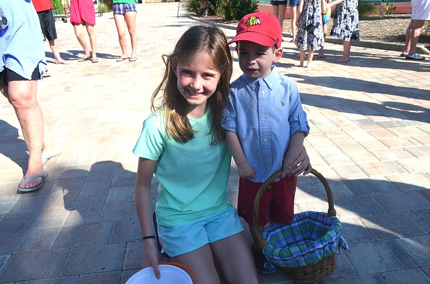 Maura Higgins, 9, and Ryan Hetland, 2