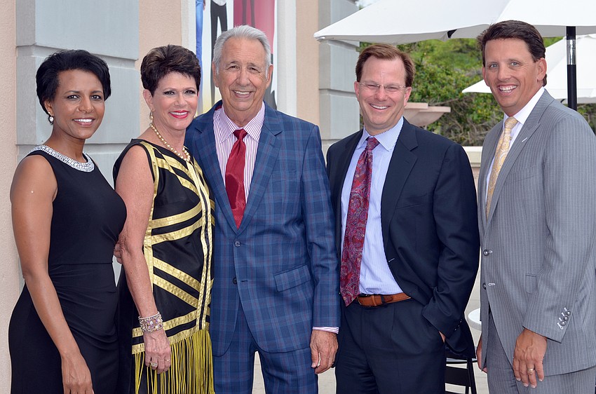 Faiza Kedir, Wendy and Jerry Feinstein, Michael Landsberg and Lew Bennett